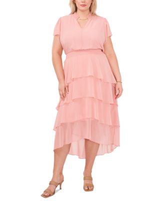 1.STATE Trendy Plus Size Tiered Ruffle ...